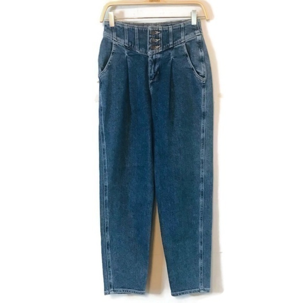 NWT Hollister Ultra High-Rise ‘80s Mom Jean Vintage Stretch Junior’s size 0 24